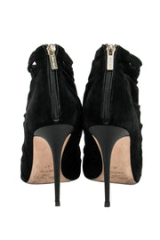 Current Boutique-Jimmy Choo - Black Heeled Booties w/ Tassels Sz 11