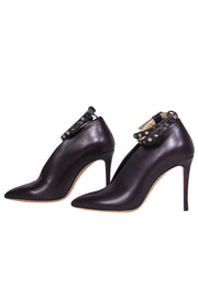 Current Boutique-Jimmy Choo - Dark Purple Pointed Toe Pumps w/ Studs Sz 5