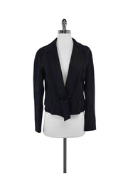 Current Boutique-John Galliano - Black Brocade Blazer Sz 10