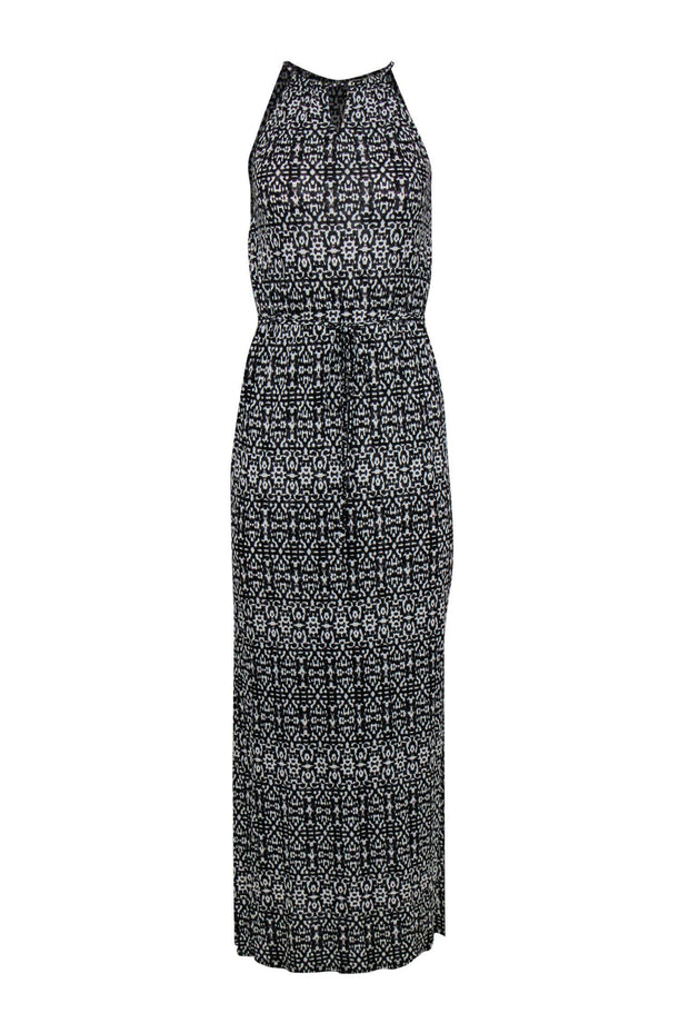 Current Boutique-Joie - Black & White Printed Sleeveless Maxi Dress Sz XXS