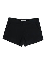 Current Boutique-Joie - Black Woven Cotton Shorts Sz 0