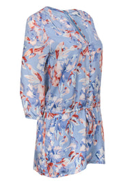 Current Boutique-Joie - Blue & Pink Floral Romper Sz XS