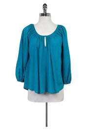 Current Boutique-Joie - Bright Blue Cotton Blouse Sz XS