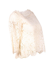 Current Boutique-Joie - Cream Lace Top Sz XS