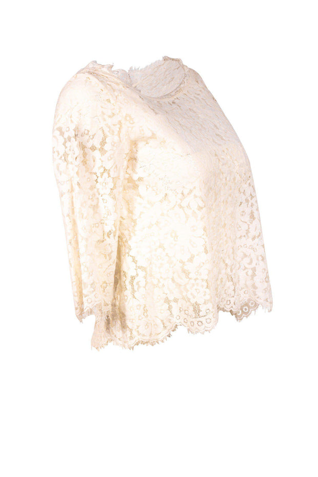 Current Boutique-Joie - Cream Lace Top Sz XS