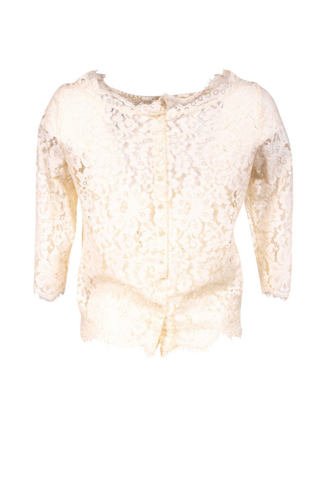 Current Boutique-Joie - Cream Lace Top Sz XS