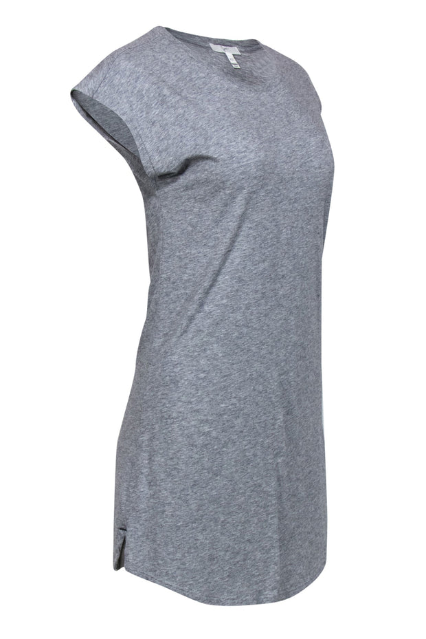 Current Boutique-Joie - Grey Cap Sleeve Cotton T-Shirt Dress Sz XXS