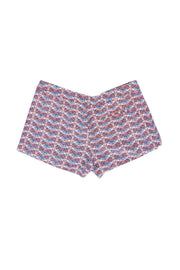 Current Boutique-Joie - Orange & Blue Tribal Print Shorts Sz 6