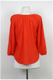 Current Boutique-Joie - Orange Cotton Blouse Sz S