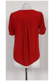 Current Boutique-Joie - Rust Orange Silk Top Sz XS