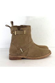 Current Boutique-Joie - Tan Suede Hoxton Ankle Boots Sz 5.5