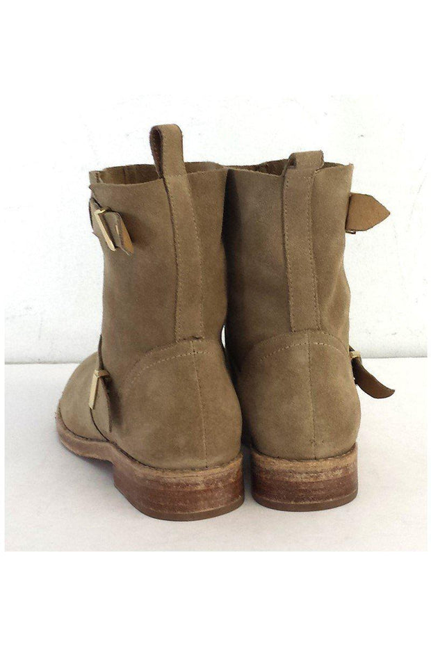 Current Boutique-Joie - Tan Suede Hoxton Ankle Boots Sz 5.5