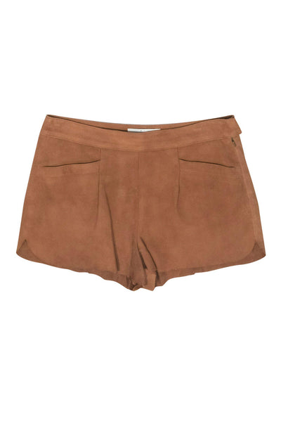 Current Boutique-Joie - Tan Suede Shorts Sz 2