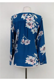 Current Boutique-Joie - Teal Floral Blouse Sz XS