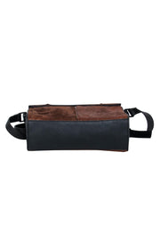 Current Boutique-Joy Gryson - Brown Calf Hair Structured Crossbody