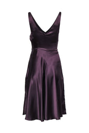 Current Boutique-Just Cavalli - Plum Sleeveless Midi Cocktail Dress Sz 6