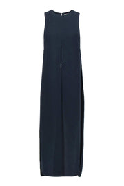 Current Boutique-Kall Meyer - Navy Wool Tank w/ Long Draping Sz 6