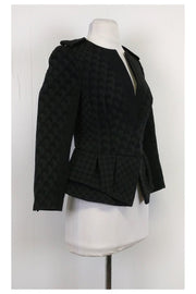 Current Boutique-Karen Millen - Black Textured Jacket Sz 4