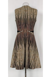 Current Boutique-Karen Millen - Brown & Green Printed Dress Sz 8