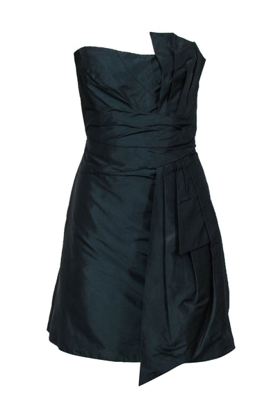 Current Boutique-Karen Millen - Green Strapless w/ Pleats Sz XS