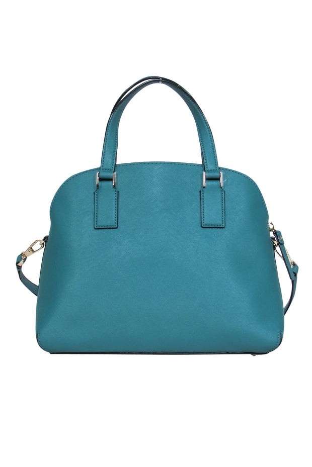 Current Boutique-Kate Spade - Aqua Green Textured Leather "Cameron Street" Convertible Bag