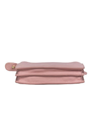 Current Boutique-Kate Spade - Baby Pink Pebbled Leather Crossbody Wallet