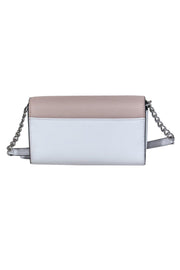 Current Boutique-Kate Spade - Beige & White "Cameron Small" Flap Crossbody