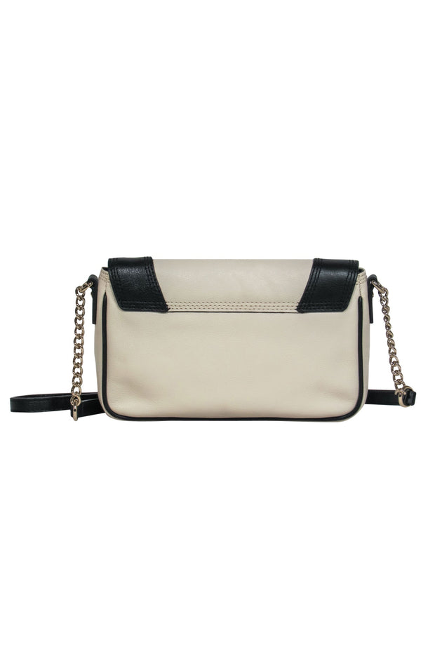 Current Boutique-Kate Spade - Black & Cream Leather Crossbody w/ Bow