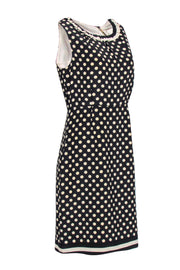 Current Boutique-Kate Spade - Black & Cream Polka Dot Silk Dress Sz 10