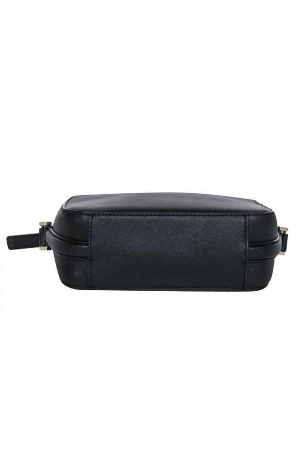 Current Boutique-Kate Spade - Black Leather Camera Crossbody Bag