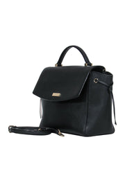 Current Boutique-Kate Spade - Black Leather Structured Satchel