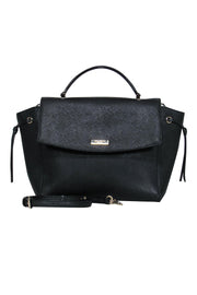 Current Boutique-Kate Spade - Black Leather Structured Satchel