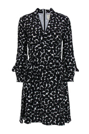 Current Boutique-Kate Spade - Black Long Sleeve Polka Dot Dress Sz 2