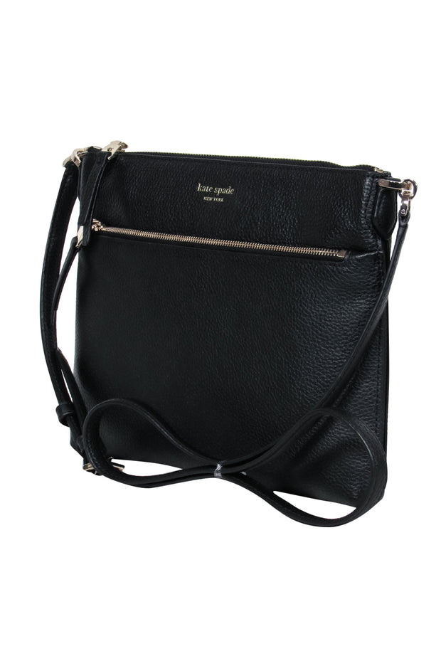 Current Boutique-Kate Spade - Black Pebbled Leather Crossbody Bag