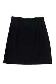 Current Boutique-Kate Spade - Black Textured Pencil Skirt Sz 4