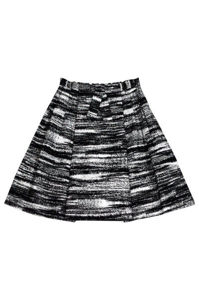 Current Boutique-Kate Spade - Black & White Brushstroke Skirt Sz 4