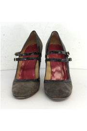 Current Boutique-Kate Spade - Grey Suede & Croc Mary Janes Sz 10