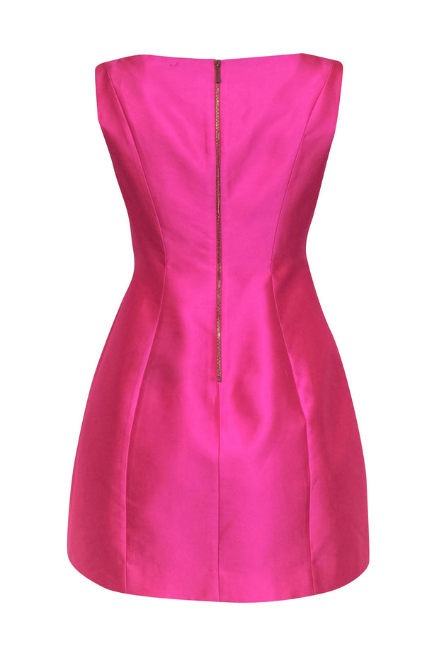 Current Boutique-Kate Spade – Hot Pink V-Neck Fit & Flare Sleeveless Dress Sz 4