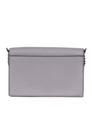 Current Boutique-Kate Spade - Light Gray Textured Leather "Cameron" Convertible Crossbody