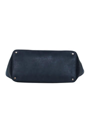 Current Boutique-Kate Spade - Navy & Black Textured Zippered Tote