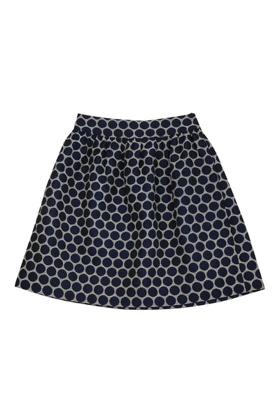 Current Boutique-Kate Spade - Navy Polka Dot Skirt Sz 2