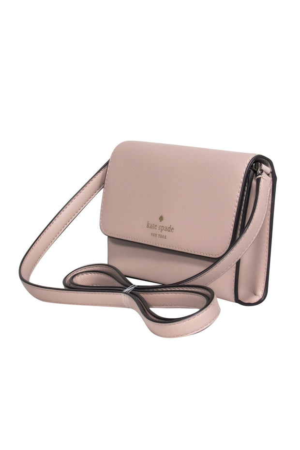 Current Boutique-Kate Spade - Nude Fold-Over Mini Crossbody Purse