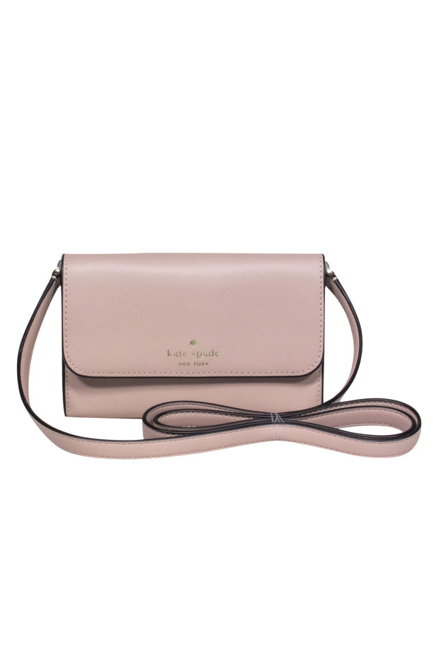 Current Boutique-Kate Spade - Nude Fold-Over Mini Crossbody Purse