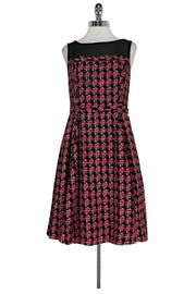 Current Boutique-Kate Spade - Pink & Black Tweed Julia Dress Sz 4