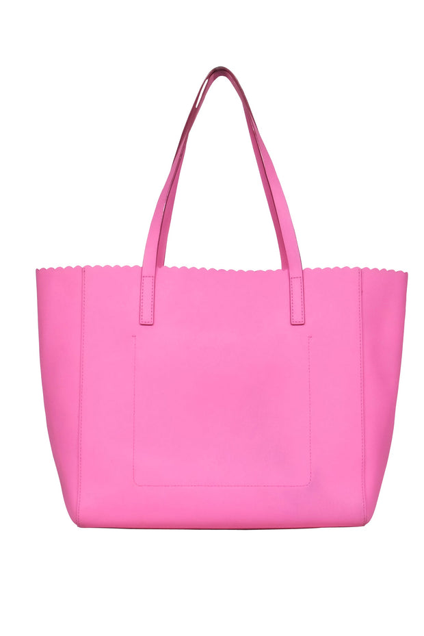 Current Boutique-Kate Spade - Pink Scallop Edge Tote Bag