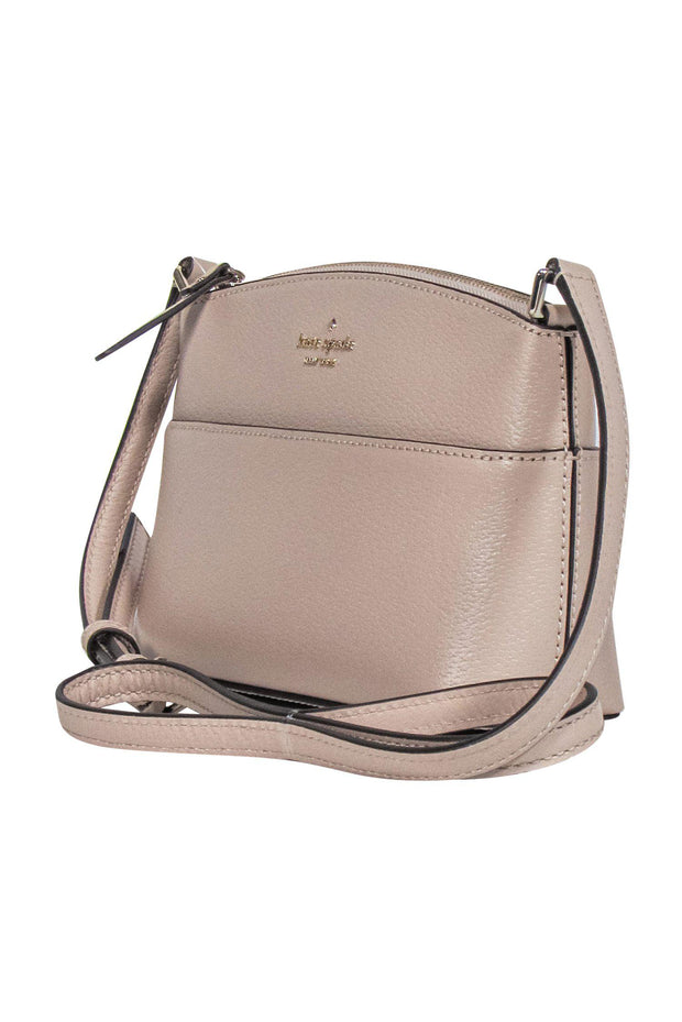 Current Boutique-Kate Spade - Pinkish Beige Smooth Leather Crossbody