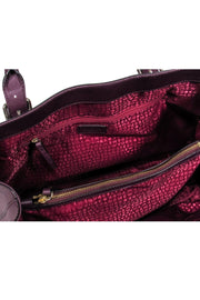 Current Boutique-Kate Spade - Plum Saffiano Leather Tote