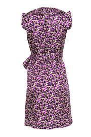 Current Boutique-Kate Spade - Purple Speckled Satin Wrap Dress Sz 6