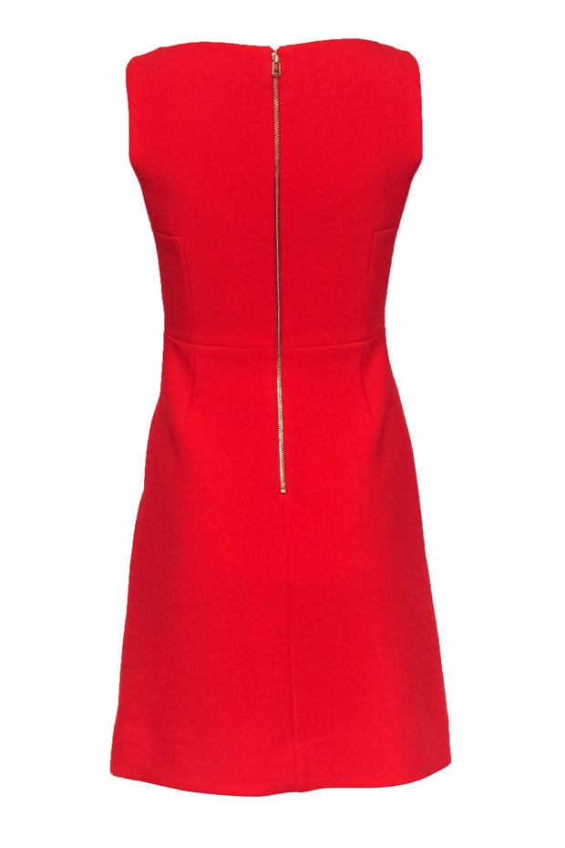 Current Boutique-Kate Spade - Red Boat Neck Fit & Flare Cocktail Dress Sz 2