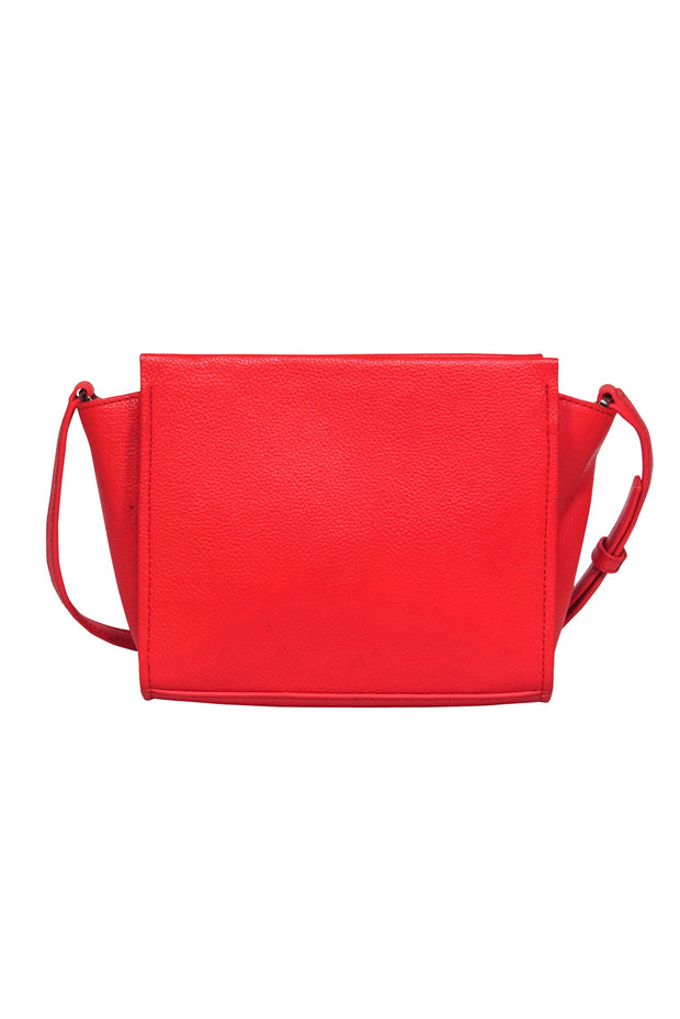 Current Boutique-Kate Spade - Red Leather Bow Front Crossbody Bag